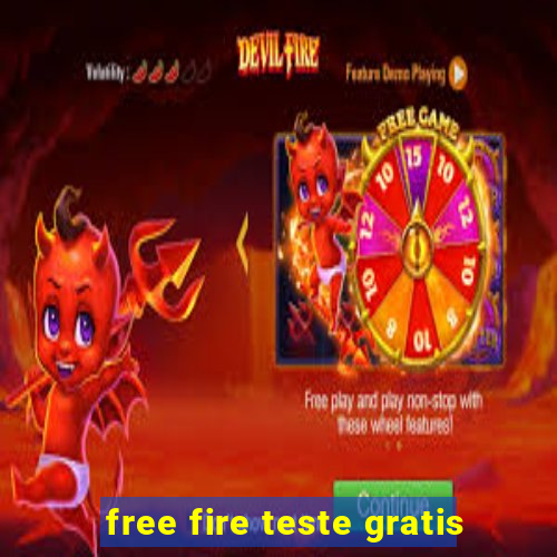 free fire teste gratis